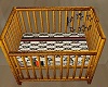  & Gold Baby Crib 