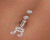 Double Note Belly ring