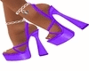 Purple Lock Heels