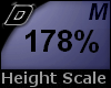 D► Scal Height*M*178%