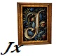 Jx My Initial J in Gold