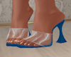 Mya Seductive Blue Heels
