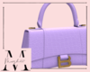 B Croc Bag PurpleGLD