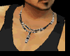 Silver&black 3d Necklace