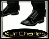 [KC]SILVER LEATHER BOOT