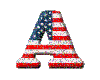 (1) American Flag "A"