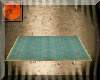 Teal Art Deco rug