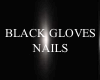 Black Glove with Nails