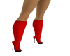 *PRN*Red Knee Boots