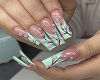 QueenCee-3D Floral Nails