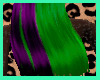 green/ purple joker hair