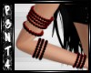 ♛ Re+Blk Arm Pearls