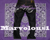 blk/sil/purp jeans