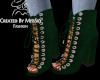Ford Green Lace Boots