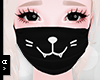 Ⓐ Black Cute Mask