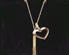 ~CR~Gold Hearts Necklace