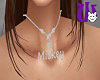 Mickey Silver F necklace