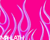 Horns neon purple