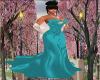 LadyK Satin Turquoise