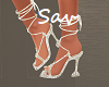 White Strappy Heels