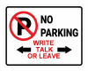 No PARKING
