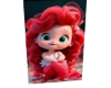 S, Lady red