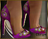 cK Jewelled Heels Purple