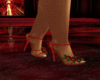 red christmas sandals