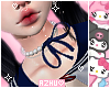 Blue Ribbon Choker