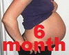 6 months pregnant belly