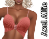AA Red Tie Back Top