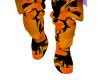 orange black boots