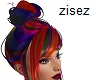 !z!pride red bun hair