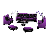 sofa set purple