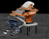 White kissing stool