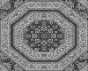 Carpet Gray octagon flor