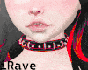 Neon Spiked Collar