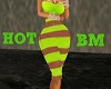 Bm Green Stripe Dress