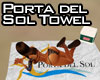 Porta del Sol towel pose