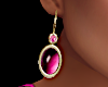 Pink Cobochan Earrings