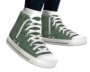 GREEN Sneakers / Socks