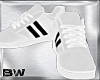 White Black Run Sneakers