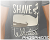 {p} Shave the Whales Tee