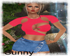 *SW* Red Top Fit Skort