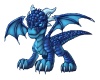 Blue Baby Dragon