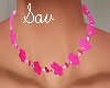 Pink Flower Necklace