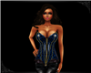 Blue Chained Corset