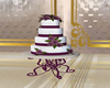 Wedding purple cake
