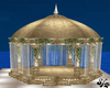 Wedding golden gazebo