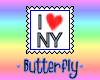 I Love NY New York Stamp